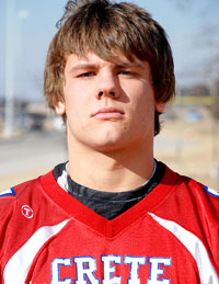 Crete RB/LB Brock Sherman, a Rivals 2 star and No. 8 rated Nebrask prospect, had moster game in Class A state finals.