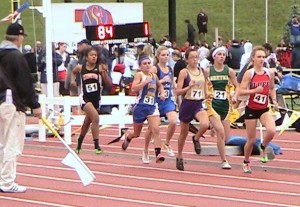 Aubree Worden's State Record 3200 meter run at state meet